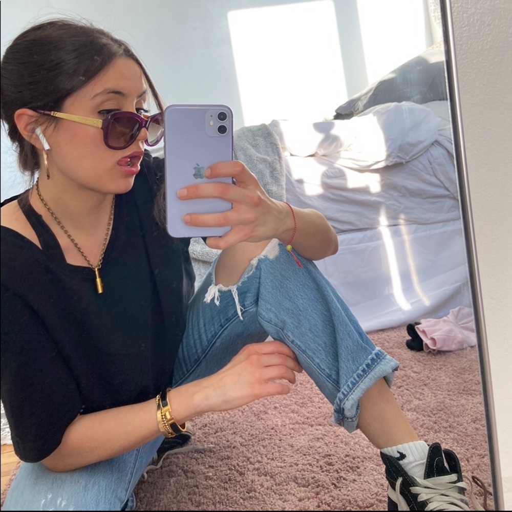 Louis Vuttion Purple Speckling Acetate Frame Soupcon Glasses